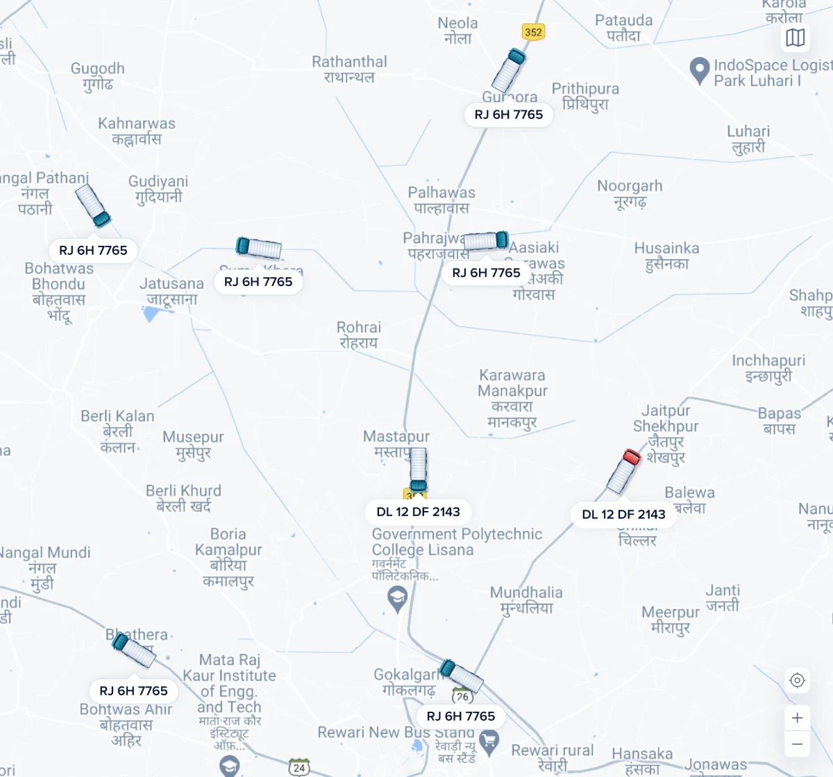 Redesigned map, LocoNav-branded, decluttered